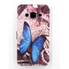 Чехол для мобільного телефону (flipp-Book Call ID) Samsung Galaxy J3 2016 (J320), "Синяя бабочка"