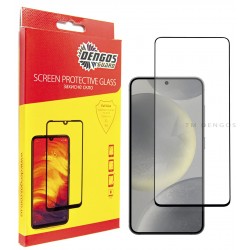 Захисне скло DENGOS Full Glue для Samsung Galaxy S24 (black)