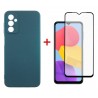 Комплект для Samsung Galaxy M13 панель + скло DENGOS (Green) (DG-KM-73)