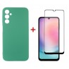 Комплект для Samsung Galaxy A54 панель + скло DENGOS (Mint) (DG-KM-79)