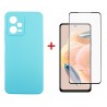Комплект для Xiaomi Redmi Note 12 Pro 5G панель + скло DENGOS (Ice blue) (DG-KM-85)