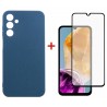 Комплект для Samsung Galaxy M15 5G панель + скло DENGOS (Blue) (DG-KM-89)