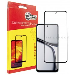 Захисне скло DENGOS Full Glue для Realme C65 (black)