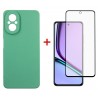 Комплект для Realme C67 панель Soft + скло DENGOS (Mint) (DG-KM-100)