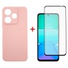 Комплект для Xiaomi Redmi 13 4G панель + скло DENGOS (Pink) (DG-KM-99)
