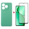 Комплект для Realme C63 панель Soft + скло DENGOS (Mint) (DG-KM-106)
