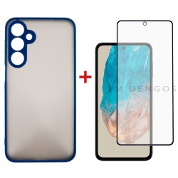 Комплект для Samsung Glaxy M35 5G панель + скло DENGOS (Blue) (DG-KM-108)