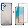 Комплект для Samsung Galaxy M35 5G панель + скло DENGOS (Blue) (DG-KM-108)