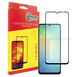 Защитное стекло DENGOS Full Glue для Samsung Galaxy A06 (black)