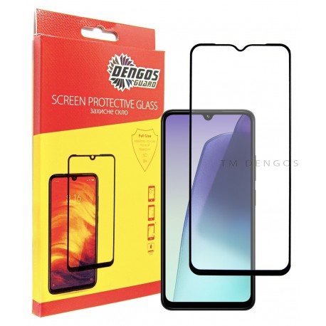 Захисне скло DENGOS Full Glue для Xiaomi Redmi A4 (black)