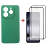 Комплект для Xiaomi Redmi Note 14 5G панель Soft + 2 склa DENGOS (Mint) (DG-CTG2P-14)