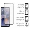Защитное стекло DENGOS Full Glue для Motorola G55 (black)