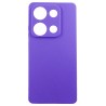 Комплект для Xiaomi Redmi Note 14S панель Carbon + скло DENGOS (Purple) (DG-KM-146)