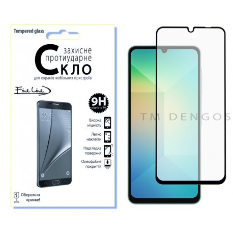 Защитное стекло FINE LINE для Samsung Galaxy A06 (black)