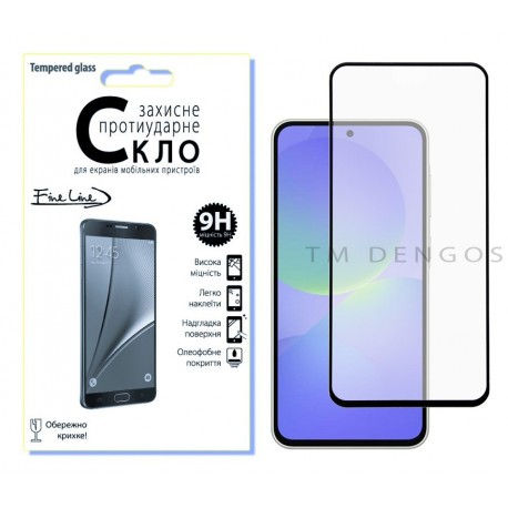 Защитное стекло Fine Line для Samsung Galaxy A36 (Black)