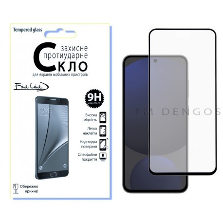 Защитное стекло Fine Line для Samsung Galaxy S24 FE (Black)
