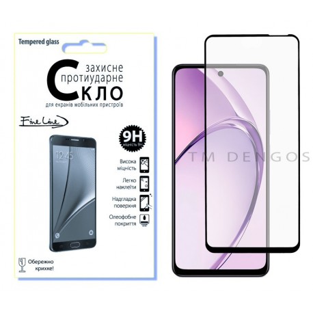 Захисне скло Fine Line для OPPO A3X/A3 (Black)