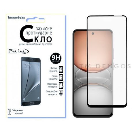 Захисне скло Fine Line Full Glue для Realme C75 (Black)