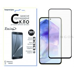 Защитное стекло Fine Line для Samsung Galaxy A55 (Black)
