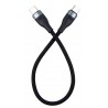 Кабель DENGOS Type-C - Type-C 0.25м Black (NTK-TC-TC-SHRT-BLACK)