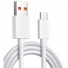 Кабель DENGOS заряда и синхронизации, Type-C, 6A, 1м, (white) PLS-TC-6A-WHITE