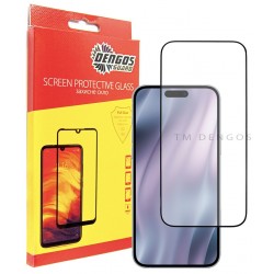 Захисне скло DENGOS Full Glue для iPhone 17 Air (black)