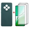 Комплект для Oppo Reno 12F 4G панель Soft + 2 склa DENGOS (Green) (DG-CTG2P-28)