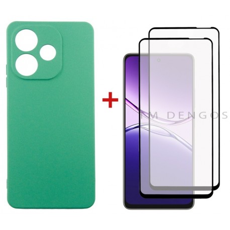 Комплект для Oppo A5 Pro панель Soft + 2 склa DENGOS (Mint) (DG-CTG2P-25)
