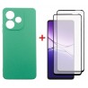Комплект для Oppo A5 Pro панель Soft + 2 склa DENGOS (Mint) (DG-CTG2P-25)