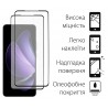 Комплект для Oppo Reno 13F 4G панель Matte + 2 склa DENGOS (Black) (DG-CTG2P-21)