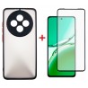 Комплект для OPPO Reno12 F 4G панель Matte + скло DENGOS (Black) (DG-KM-157)