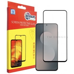 Защитное стекло DENGOS Full Glue для Samsung Galaxy S25 FE (black)