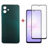 Комплект для Samsung Galaxy A07 панель Soft + скло DENGOS (Green) (DG-KM-166)