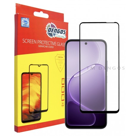 Захисне скло DENGOS Full Glue для OPPO A6x 4G/A6k 4G/ A6 4G (Black)