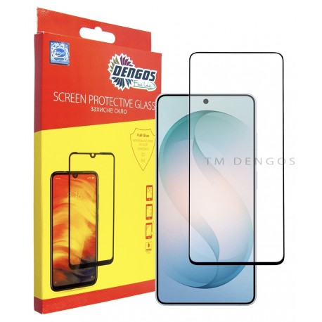 Защитное стекло DENGOS Full Glue для Samsung Galaxy S26 Ultra (black)