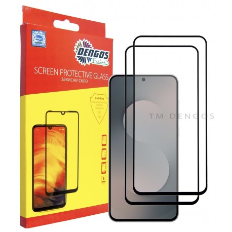 Набір 2 шт. захисне скло DENGOS для Samsung Galaxy S25 FE (DG-TG2P-91)