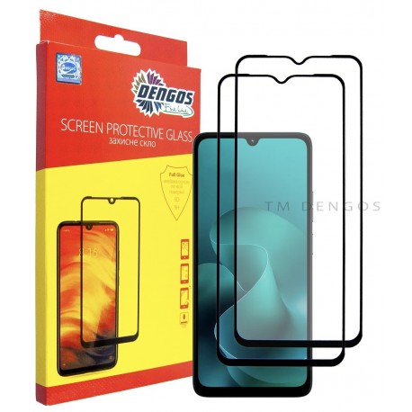 Набір 2 шт. захисне скло DENGOS для Motorola G06 (DG-TG2P-92)