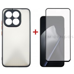 Комплект для Xiaomi 15T панель Matte + скло DENGOS (Black) (DG-KM-199)