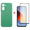 Комплект для Xiaomi Redmi A7 Pro панель Soft + скло DENGOS (Mint) (DG-KM-203)