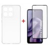 Комплект для Motorola G17/G17 Power панель TPU + скло DENGOS (Clear) (DG-KM-200)