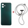 Комплект для Samsung Galaxy A07 панель + ремінець cross-body DENGOS (Green+Grey) (DG-KM-CCRB-17)