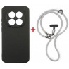 Комплект для Xiaomi Redmi Note 15 Pro 4G панель + ремінець cross-body DENGOS (Black+Grey) (DG-KM-CCRB-37)