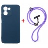 Комплект для OPPO A6x/A6k 4g панель + ремінець cross-body DENGOS (Blue+Purple) (DG-KM-CCRB-57)