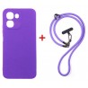 Комплект для OPPO A6x/A6k 4g панель + ремінець cross-body DENGOS (Purple+Purple) (DG-KM-CCRB-59)