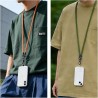 Комплект для Xiaomi Redmi 15C панель + ремінець cross-body DENGOS (Mint+Grey) (DG-KM-CCRB-49)