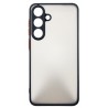 Комплект для Samsung Galaxy S25 FE панель + ремінець cross-body DENGOS (Black+Grey) (DG-KM-CCRB-28)
