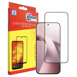 Захисне скло DENGOS Full Glue для Xiaomi 17T (black)