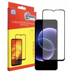 Захисне скло DENGOS Full Glue для Xiaomi Redmi 17C (black)