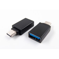 Перехідник DENGOS (кабель в оболонці) OTG USB - Type-C (ADP-009)