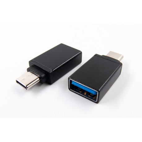 Перехідник DENGOS (кабель в оболонці) OTG USB - Type-C (ADP-009)
